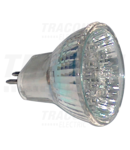 Sursa LED, galben MR11L-Y 12 V AC/DC, MR11, 0,8W, 120°, G5.3, 12×LED
