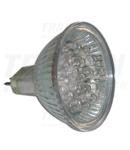 Sursa LED, albastru MR16L-B 12 V AC/DC, MR16, 1,2W, 120°, G5.3, 18×LED