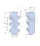 Modul derivatie din bare, COSMO AM-60/250/3 max.250 A