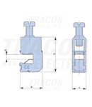 Clema derivatie din bara, pentru bare de 5mm grosime LAK5/1,5-16 1,5-16mm2