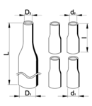 Set bransament pentru cabluri ecranate cu lita, de interior ZSVRS-1B1 4×6-4×25mm2