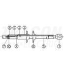 Terminal termocontractabil de medie tensiune, de exterior MZSVK3-12 1×95-150mm2, 12kV