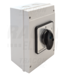 Intrerupator manual, ON-OFF, in carcasa TK-129/3T65 400V, 50Hz, 125A, 3P, 30kW, 88×88mm, 90°, IP65