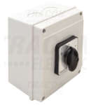 Comutator stea-triunghi pentru motor, in carcasa TKM-25/CT65 400V, 50Hz, 25A, 7,5kW, 48×48mm, IP65