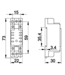 Soclu pentru releu RSPYF-08A RM09