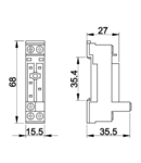 Soclu pentru releu RSPSF-08AE PRxx-1V10A