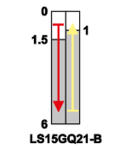 Limitator de cursa cu rola LS15GQ21-B 1×CO, 2A/230V AC, 90°, IP00