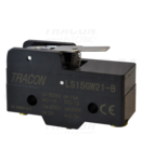 Limitator de cursa cu tija si arc LS15GW21-B 1×CO, 2A/230V AC, 17mm, IP00