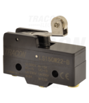 Limitator cursa tija arc si rola LS15GW22-B 1×CO, 2A/230V AC, 19mm, IP00