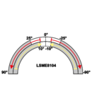 Limitator de cursa cu brat balansier, LSME8104 1×NO+1×NC, 5A/250V AC, 30mm, IP65