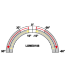 Limitator de cursa cu brat reglabil si rola LSME8108 1×NO+1×NC, 5A/250V AC, 20-90mm, IP65