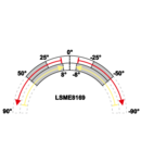 Limitator de cursa cu arc (otel) LSME8169 1×NO+1×NC, 5A/250V AC, 97mm, IP65