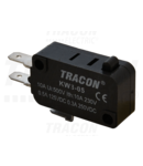 Micro intrerupator cu tampon KW3-05 1×CO 10(3)A/230V AC, 4,8x0,8 mm, IP00