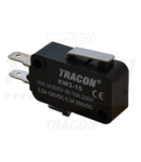 Micro intrerupator cu tija si arc KW3-15 1×CO 10(3)A/230V, 15mm, 4,8x0,8 mm, IP00