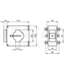 Transformator de curent AV60800 800/5A