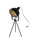 Lampa de masa CANNINGTON negru, gold 220-240V,50/60Hz