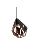 Lampa de masa CARLTON 1 negru, copper 220-240V,50/60Hz