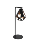 Lampa de masa CARLTON 4 negru, copper color-antique 220-240V,50/60Hz