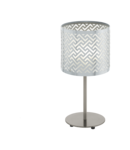 Lampa de masa LEAMINGTON 1 satin nickel, chrome 220-240V,50/60Hz