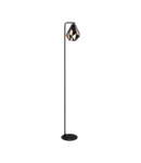 Lampa pardoseala CARLTON 4 negru, copper color-antique 220-240V,50/60Hz