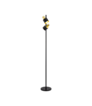 Lampa pardoseala FIUMARA negru, gold 220-240V,50/60Hz