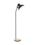 Lampa pardoseala LUBENHAM negru, brown 220-240V,50/60Hz