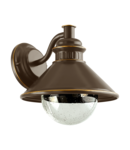 Lampa perete ALBACETE brown, copper 220-240V,50/60Hz IP44