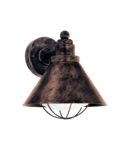 Lampa perete BARROSELA copper-coloured antique 220-240V,50/60Hz IP44