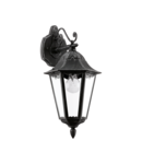 Lampa perete NAVEDO negru, silver-patina 220-240V,50/60Hz IP44