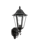 Lampa perete NAVEDO negru, silver-patina 220-240V,50/60Hz IP44