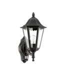 Lampa perete NAVEDO negru, silver-patina 220-240V,50/60Hz IP44