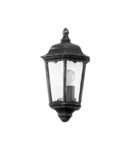 Lampa perete NAVEDO negru, silver-patina 220-240V,50/60Hz IP44