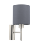 Lampa perete PASTERI satin nickel 220-240V,50/60Hz