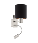 Lampa perete PASTERI satin nickel 220-240V,50/60Hz