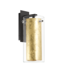 Lampa perete PINTO GOLD negru 220-240V,50/60Hz