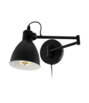 Lampa perete SAN PERI negru 220-240V,50/60Hz