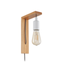 Lampa perete TOCOPILLA brown, alb 220-240V,50/60Hz