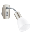 Lampa priza DAKAR 3 satin nickel, chrome 220-240V,50/60Hz IP20