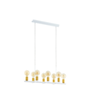 Lampa suspendata ADRI 2 alb, gold 220-240V,50/60Hz