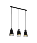 Lampa suspendata AUSTELL negru 220-240V,50/60Hz