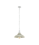 Lampa suspendata BRIDPORT grey, alb 220-240V,50/60Hz