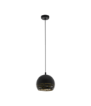 Lampa suspendata CAMASTRA negru, gold 220-240V,50/60Hz