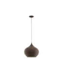 Lampa suspendata CAMBORNE dark brown, creme 220-240V,50/60Hz