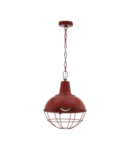 Lampa suspendata CANNINGTON 1 patina red 220-240V,50/60Hz