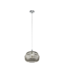 Lampa suspendata DOGATO nickel-nero, chrome 220-240V,50/60Hz