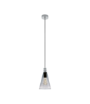 Lampa suspendata FRAMPTON 1 nickel-nero 220-240V,50/60Hz