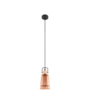 Lampa suspendata FRAMPTON negru, copper 220-240V,50/60Hz