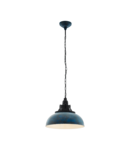 Lampa suspendata GRANTHAM 1 blue-antique, negru 220-240V,50/60Hz IP20