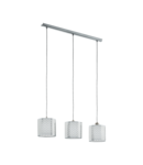 Lampa suspendata LEAMINGTON 1 satin nickel, chrome 220-240V,50/60Hz