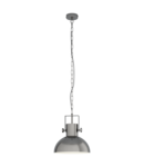 Lampa suspendata LUBENHAM 1 nickel-antique, creme 220-240V,50/60Hz